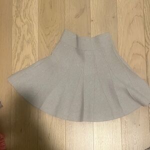 Club Monaco Light Gray Skater Skirt